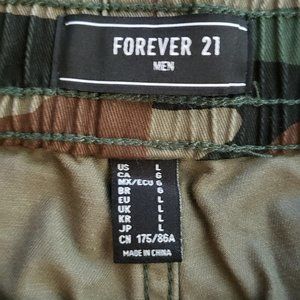 Forever 21 Men Camo Drawstring Pants